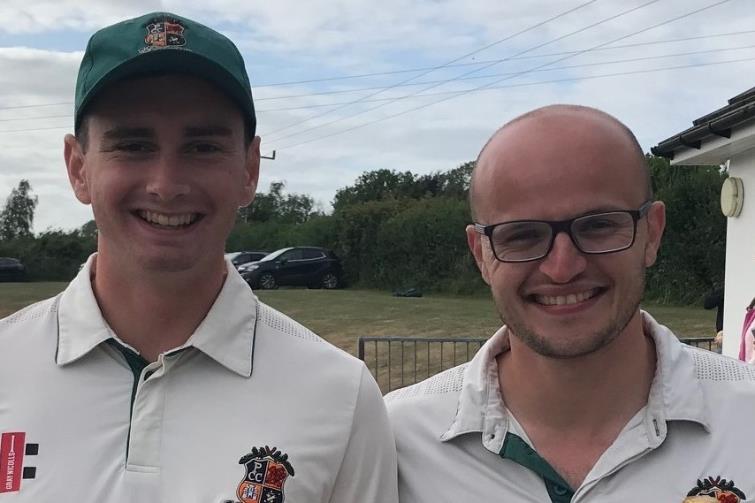 Jack Harries and Gareth Long - both hit big runs for Pembroke Jack Harries and Gareth Long - both hit big runs for Pembroke